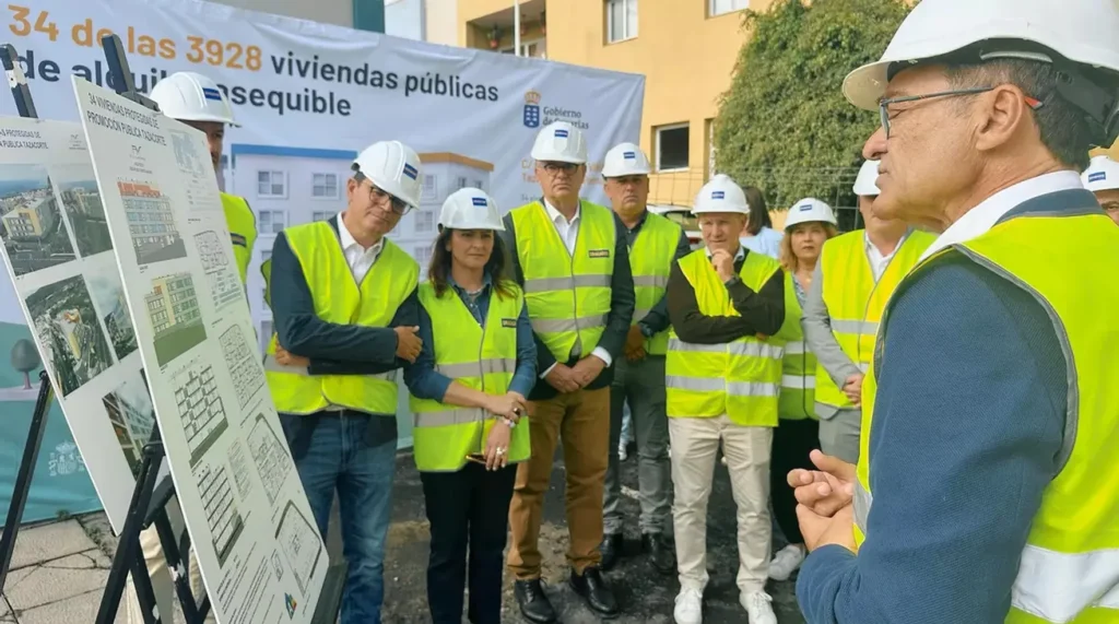 La construcción de 34 viviendas protegidas en Tazacorte “reforzarán la recuperación social de La Palma”